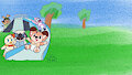 Summer Park Slide -By HangyakuNeko-