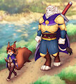 Loco and Belo going on an Adventure by Elronya