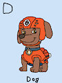 Zuma in AngesSZ's Animal Alphabet Cards by NickJrBunniesFan