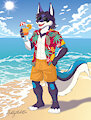 Beach Day by Ashleythekitten