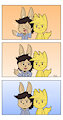 Unamused friend meme by JayBunny