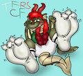 Jareds Dergy Sockie Socks by TheRedSkunk