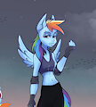 Rainbow Dash fanart by fievetaan
