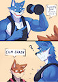 Gym Buddies by shirokoi