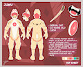 OC reference sheet by Juwu