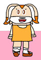 Cream In A Shirt And Dress