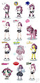 Exercise : Looru drawn in different universes by laoru