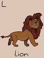Simba in AngesSZ's Animal Alphabet Cards
