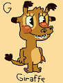 Giraffe (The Bagel and Becky Show) in AngesSZ's Animal Alphabet Cards