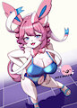 sylveon Adoptable by NennaBun