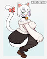 Cat throwing it back (OC) 😺 by MatoSpectoru