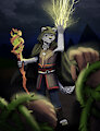 The druid's lightning by TheSlimeDragon