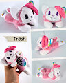 Meet Trash the mini plush!