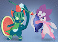 Water type vs watermelon | ArtFight by JMLuxro