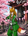 Sakura the fox samurai by palmtree28