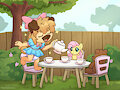 YCH Compilation of✨Tea Party Time🍵 by SmolSkeenie