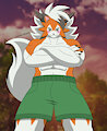 Anthro Dusk Lycanroc by DarlanSpace