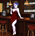 Audrey in the Bar by Ashleythekitten