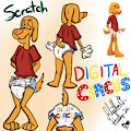 Scratch From Digital Circus Diapered by RhythmCHusky94