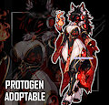 [ADOPTABLE] / Infernal Priestess Protogen by Serandres