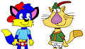 Alex the Fox and Nature Cat in Briefs