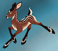 Artfight 2026 - Shadowwolf the deer by Skychaser