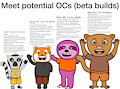 Meet potential OCs