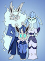 Eeveelution Family Portrait by SlightlyArousedGuy