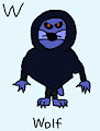 Death Wolf in AngesSZ's Animal Alphabet Cards