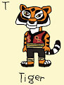 Tigress in AngesSZ's Animal Alphabet Cards