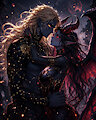 🌌⚡ Nyxn &times; Mahalane &mdash; When Night Held the Storm by ArcaneDreamTeller