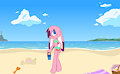 Beach buns burning by Rileybunnybuns
