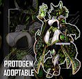 [ADOPTABLE] / Foxfire Priestess Protogen by Serandres