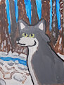 Wolf Painting