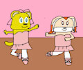 Pipsy And Cream's Ballet Duet by jeremycrimson
