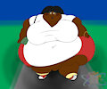 Big lady walkin again by Arakasa