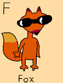 Cajun Fox in AngesSZ's Animal Alphabet Cards