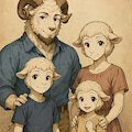Family Wooldorph by LittleSheep