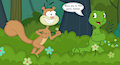 Streaking through the forest by Superporygon