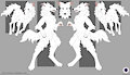 Snow White Borzoi Adopt-OPEN by ChaosEye