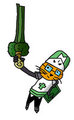 Nic Dressed as Green Knight
