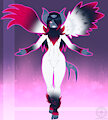 Commission: Mega Absol Dark - Chaos Form by TanukiArts