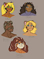 The Dubois Family sketches
