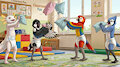 Pillowfight Playtime by MushyLover
