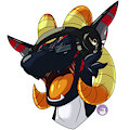 Jonah listening to music (COMMISSION) by HyperChibiAbsol