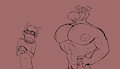 Dodger gut punch (CW: broken bone i guess) by Domidark