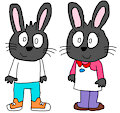 Gerald Rabbit and Ashima Rabbit
