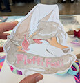 FluffiFoxi-watercolorbadge by matuska