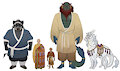 JTTW character line up by AnonPupB