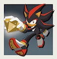 (DTIYS) Shadow with a Chaos Emerald by DarlanSpace
